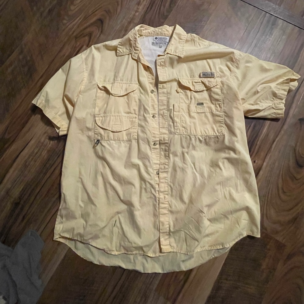 Columbia mens PFG fishing shirt